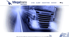 Desktop Screenshot of mega-trans.cz