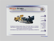 Tablet Screenshot of mega-trans.pl